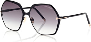 Tom Ford FT0912 Fonda-02 01B 60MM Sunglasses