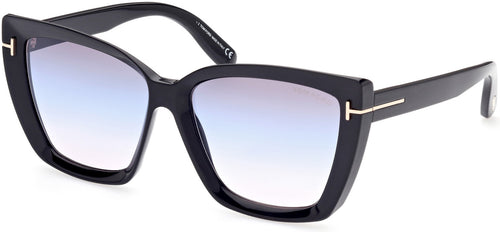 Tom Ford FT0920 Scarlet-02 01B 57MM Sunglasses