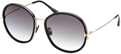 Tom Ford FT0946 Hunter-02 01B 58MM Sunglasses