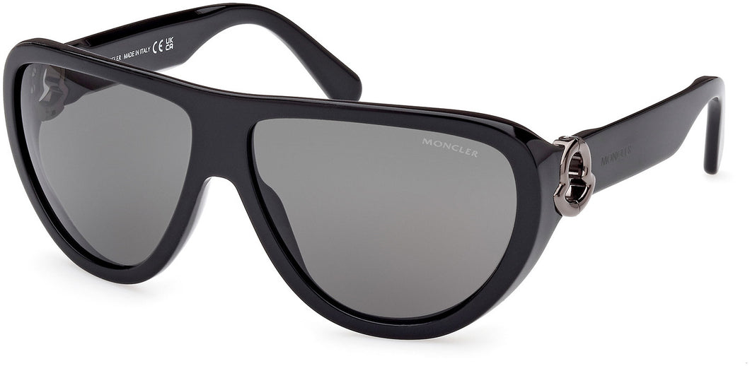 Moncler ML0246 Anodize 01A 62MM Sunglasses